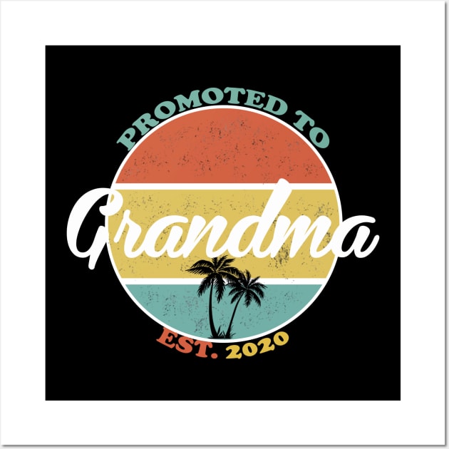 Promoted To Grandma 2020 Wall Art by Dealphy